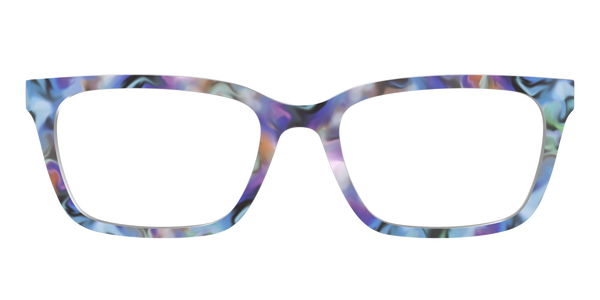 The Larkin - Violet Pearlized Gradient Acetate Rose Gold Metal