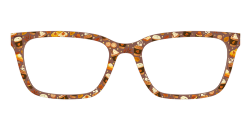 The Harvest Cafe Crystal with Gold Foil - Pair Eyewear
