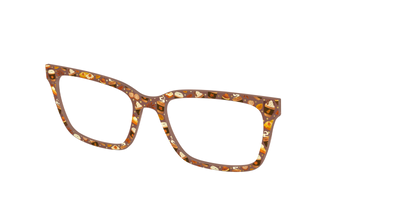 The Harvest Cafe Crystal with Gold Foil - Angle Top Thumbnail - Pair Eyewear
