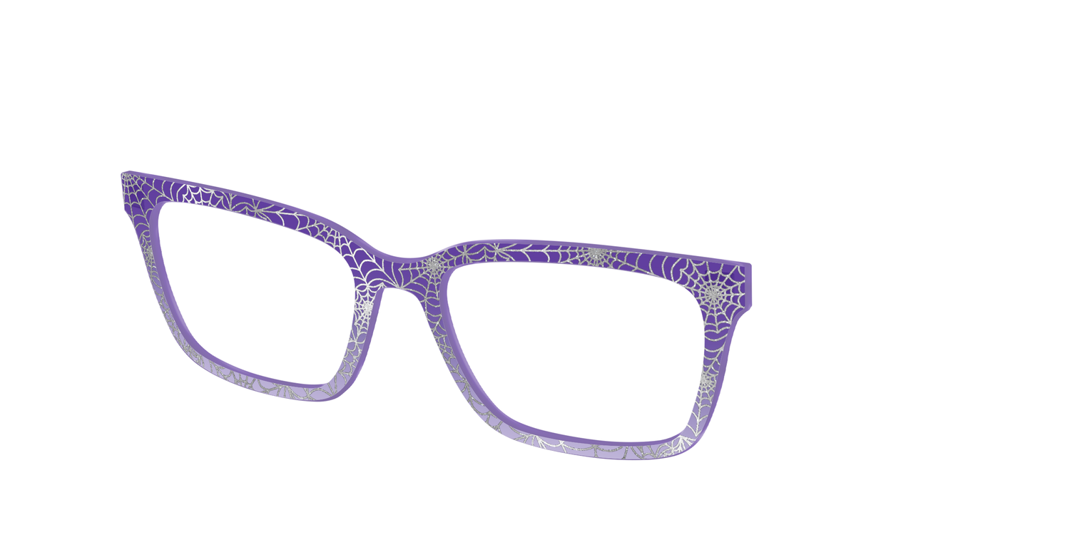 The Holographic Purple Webbed Crystal