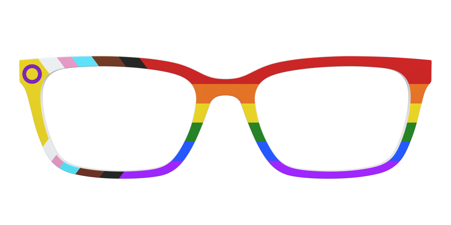 The Intersex Inclusive Pride Flag - Front Top Image - Pair Eyewear