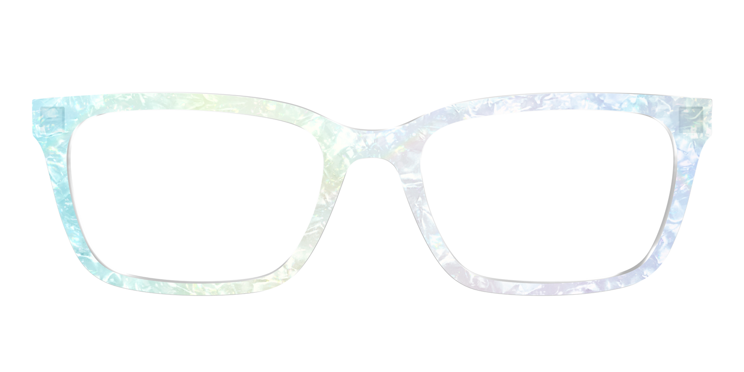 The Iridescent Pearl Marble Crystal - Front Top Image - Pair Eyewear