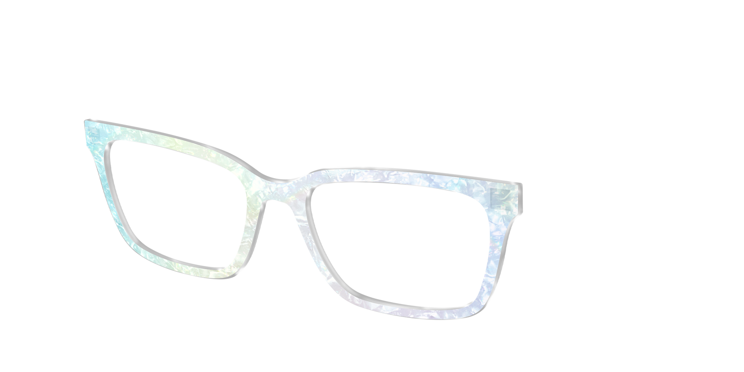 The Iridescent Pearl Marble Crystal - Angle Top Image - Pair Eyewear