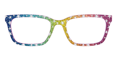 The Iridescent Rainbow Stars - Front Top Thumbnail - Pair Eyewear