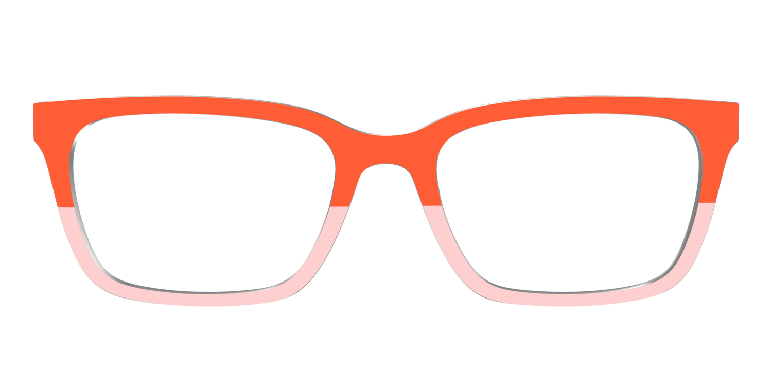 The Jasper & Venetian Pink Split - Front Top Image - Pair Eyewear