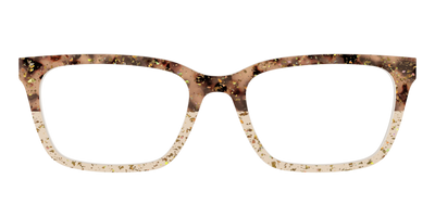 The Khaki Tortoise Crystal Split with Gold Flakes - Front Top Thumbnail - Pair Eyewear