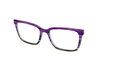 The Lilac Gradient Horn - Angle Top Thumbnail - Pair Eyewear