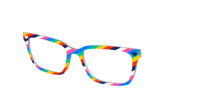 The Love Out Loud Stripes - Angle Top Thumbnail - Pair Eyewear