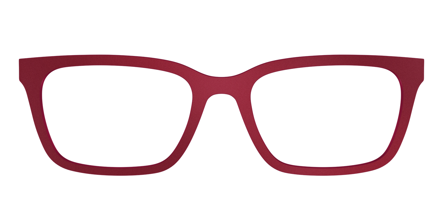 The Matte Burgundy - Front Top Image - Pair Eyewear