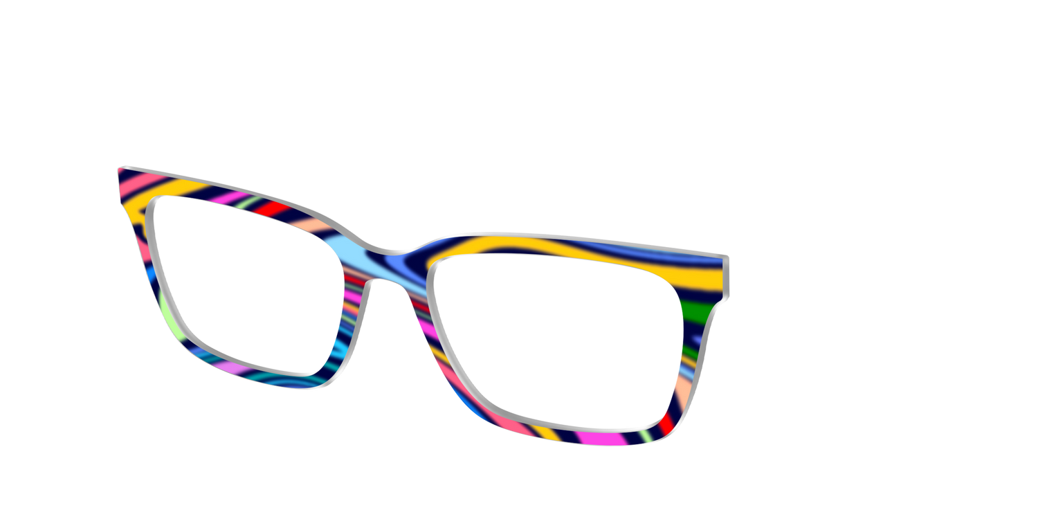 The Meant to Be Marble - Angle Top Image - Pair Eyewear