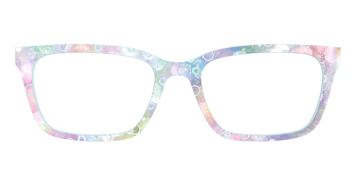 The Mermaid Bokeh with Bubble Glitter - Front Top Image - Pair Eyewear