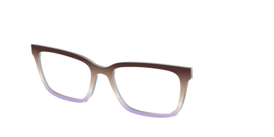 The Mocha to Light Lavender Gradient - Angle Top Thumbnail - Pair Eyewear