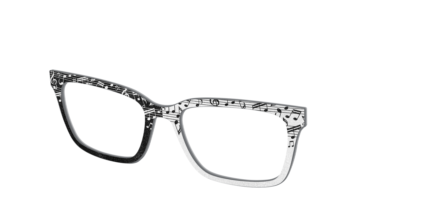 The Musical Shimmer Split - Angle Top Image - Pair Eyewear