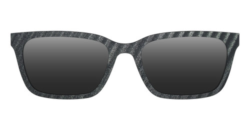 The Polarized Obsidian Stripe Sun Top