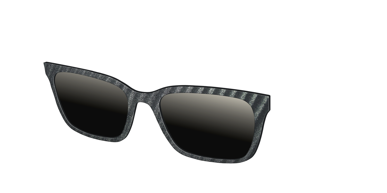 The Polarized Obsidian Stripe Sun Top
