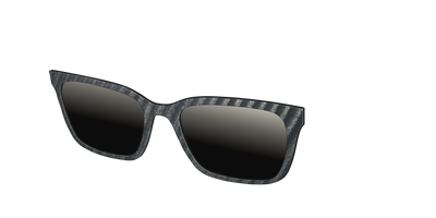 The Polarized Obsidian Stripe Sun Top