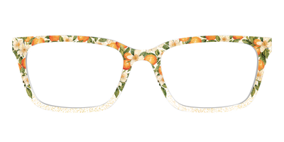 The Orange Blossom Glitter Crystal - Front Top Thumbnail - Pair Eyewear