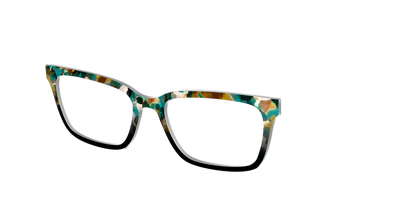 The Oxidized Copper Tortoise - Angle Top Thumbnail - Pair Eyewear