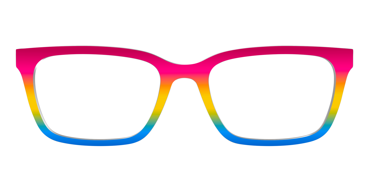 The Pansexual Gradient - Front Top Image - Pair Eyewear