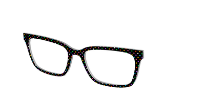 The Parade Polka Dots - Angle Top Thumbnail - Pair Eyewear