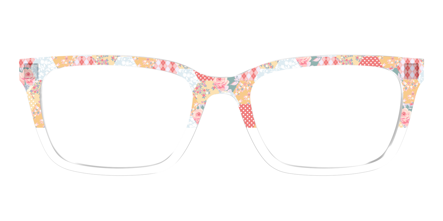 The Patchwork Hexagon Crystal Split - Front Top Image - Pair Eyewear
