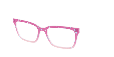 The Pink Butterfly Sparkle Crystal - Angle Top Thumbnail - Pair Eyewear