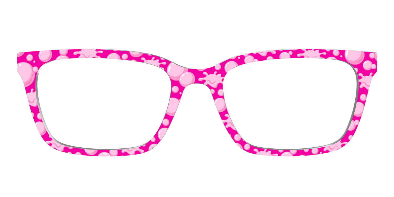 The Pink Pop Bubbles - Front Top Image - Pair Eyewear