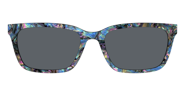 The Larkin - Teal Pearlized Gradient Acetate Silver Metal