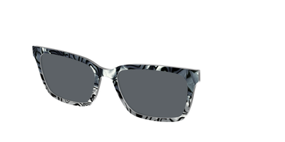 The Polarized Zebra Pearl Split Sun Top - Angle Top Thumbnail - Pair Eyewear