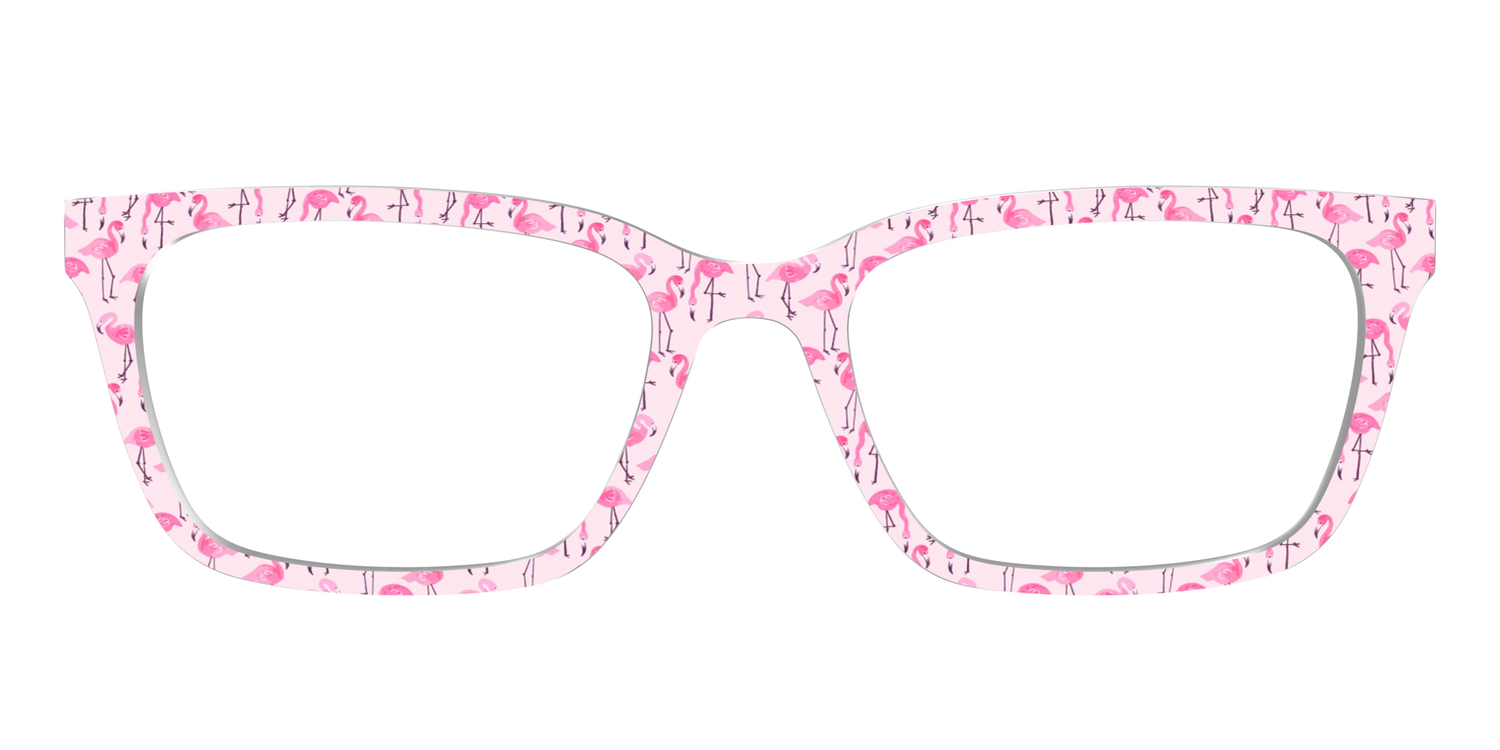 The Pretty Pink Flamingos - Front Top Image - Pair Eyewear