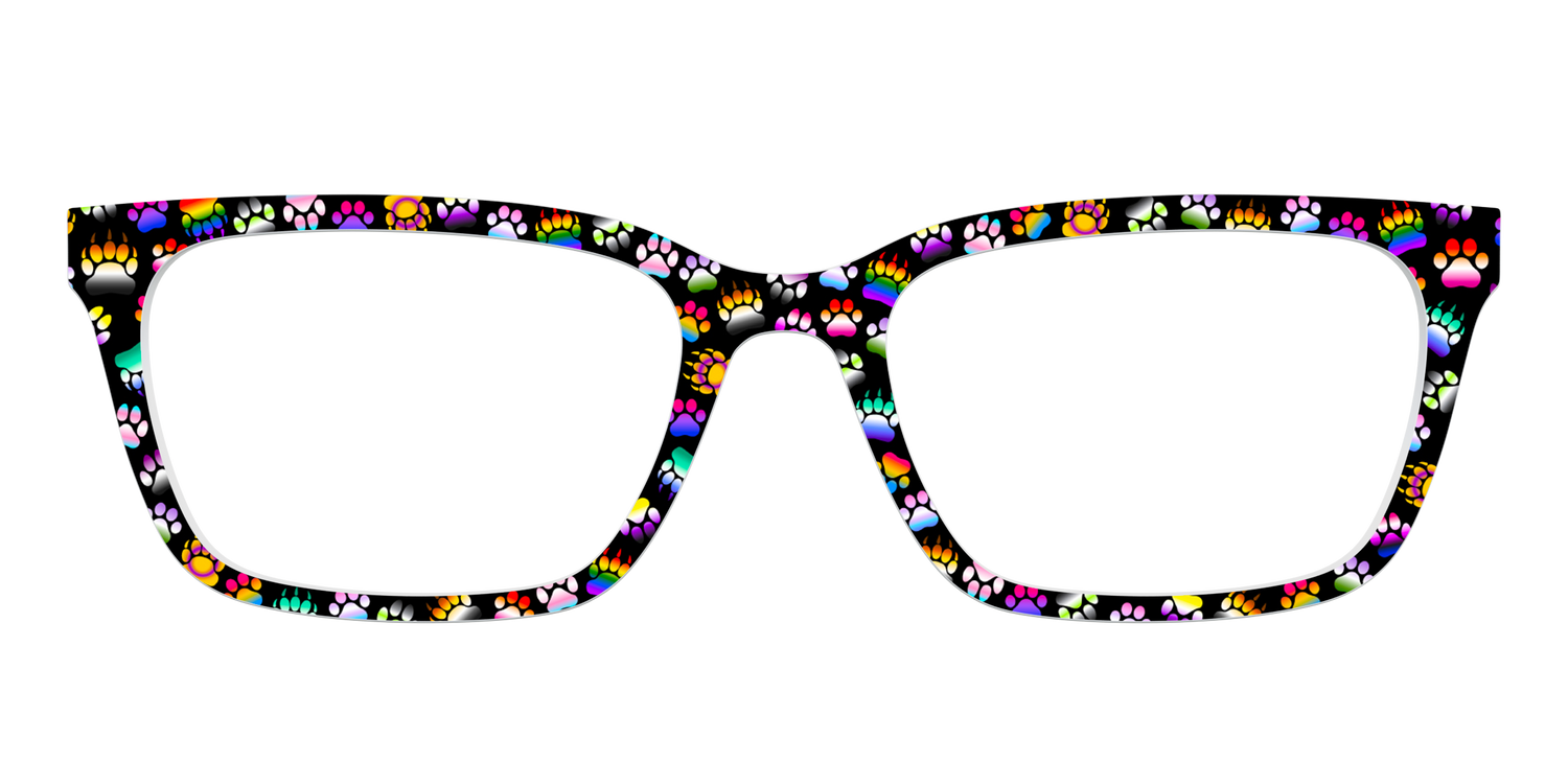 The Pride Paw Prints - Front Top Image - Pair Eyewear
