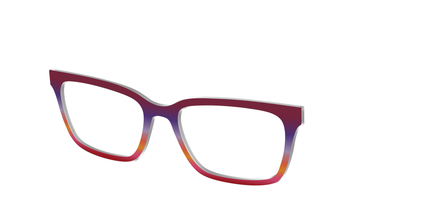 The Primary Gradient - Angle Top Image - Pair Eyewear
