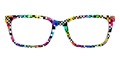 The Prismatic Check - Front Top Thumbnail - Pair Eyewear