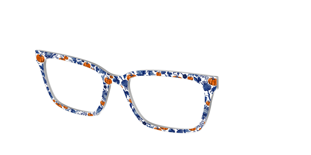 The Pumpkin Garden Toile - Angle Top Image - Pair Eyewear