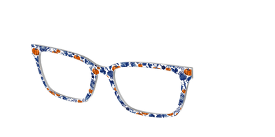 The Pumpkin Garden Toile - Angle Top Thumbnail - Pair Eyewear