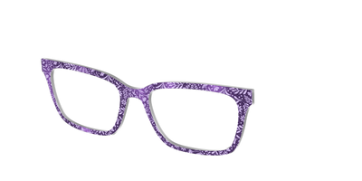 The Purple Shimmer Botanical - Angle Top Thumbnail - Pair Eyewear
