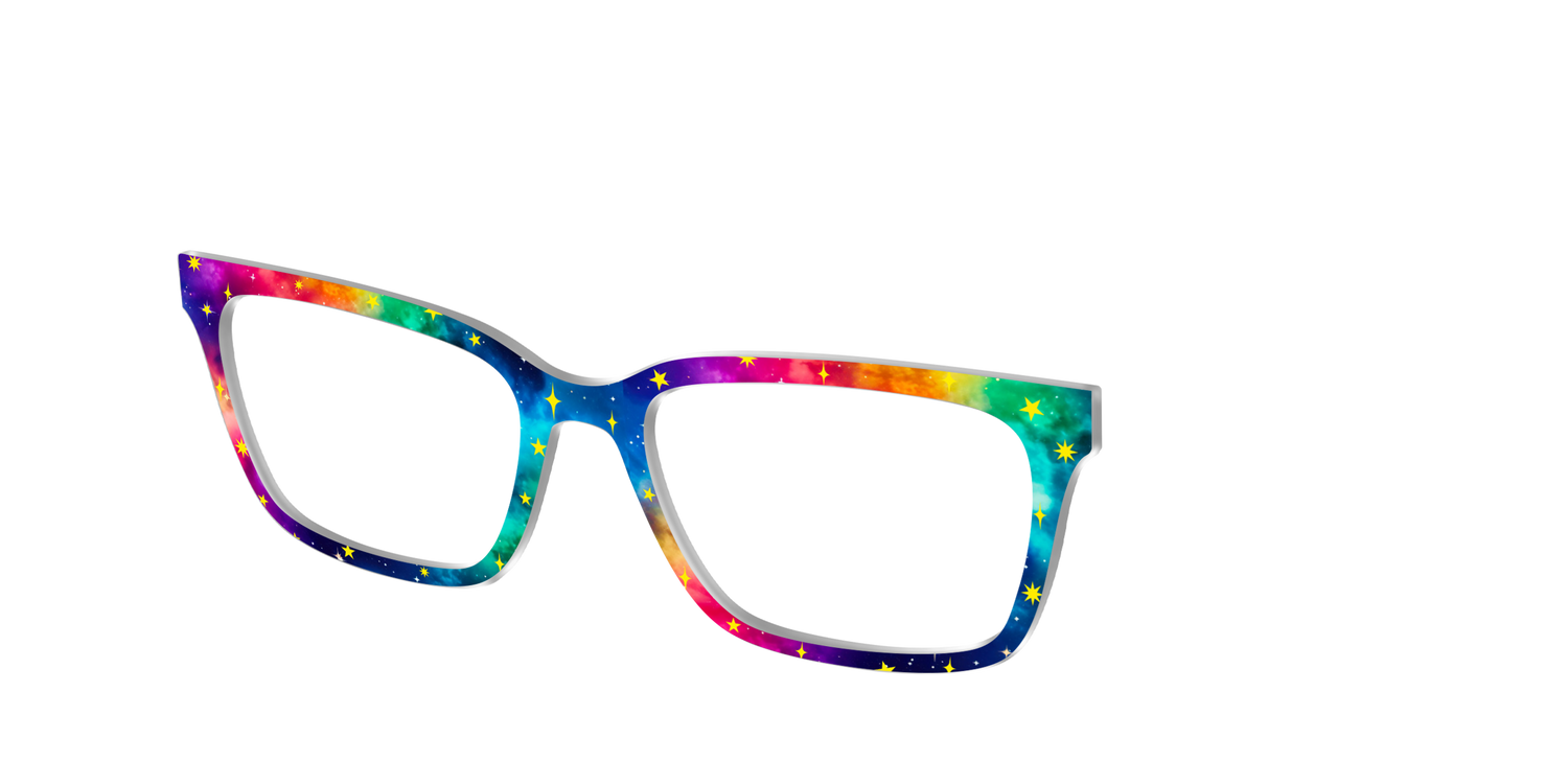 The Rainbow Supernova - Angle Top Image - Pair Eyewear