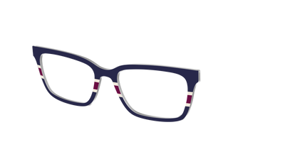 The Rugby Stripes - Angle Top Thumbnail - Pair Eyewear