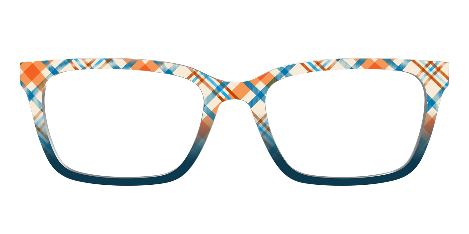 The Sailing Plaid - Front Top Image - Pair Eyewear