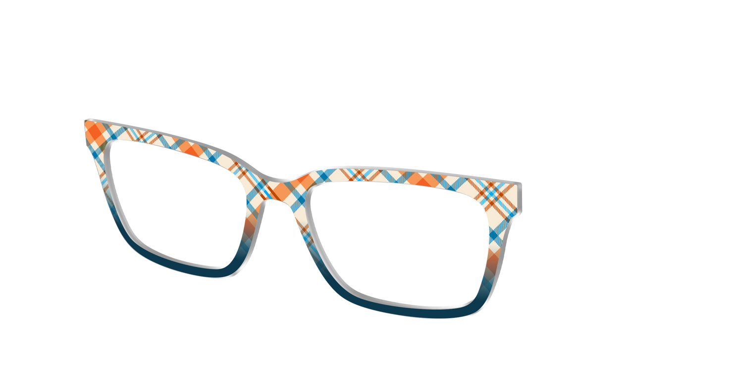 The Sailing Plaid - Angle Top Image - Pair Eyewear