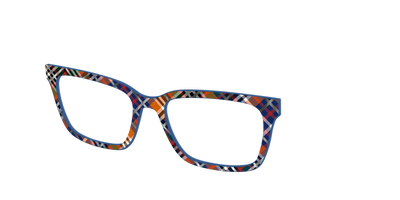 The Scholastic Plaid with Foil - Angle Top Thumbnail - Pair Eyewear
