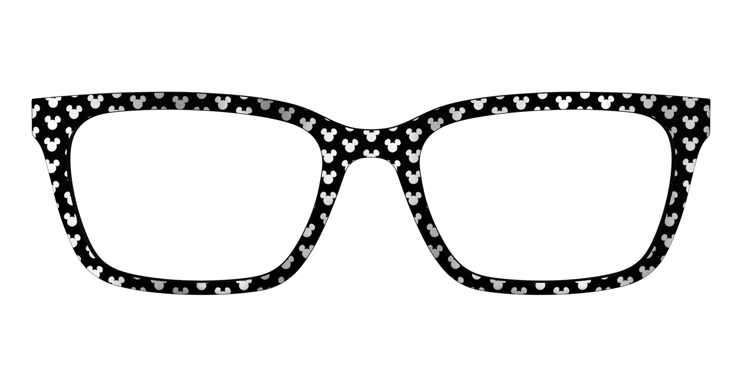 The Silver Foil Mickey - Front Top Image - Pair Eyewear