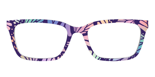 The Larkin - Teal Pearlized Gradient Acetate Silver Metal