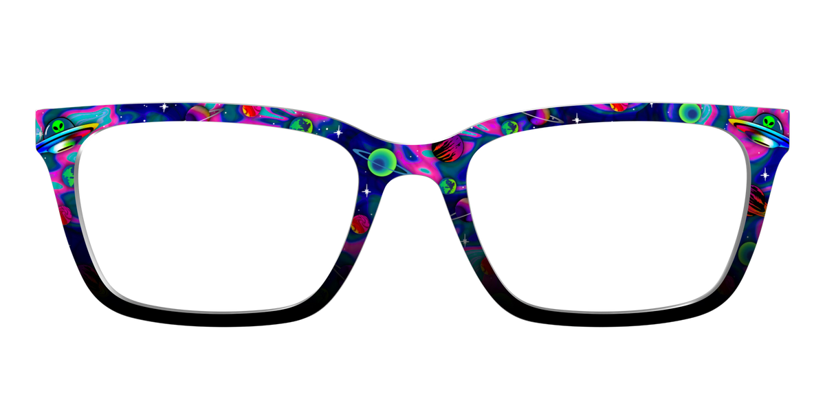The Space Invasion Marble - Front Top Image - Pair Eyewear