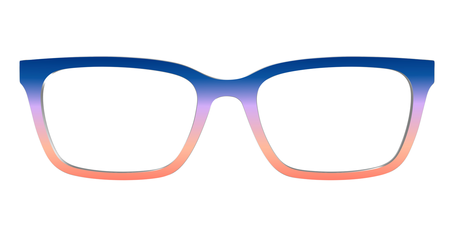 The Sundown Gradient - Front Top Image - Pair Eyewear