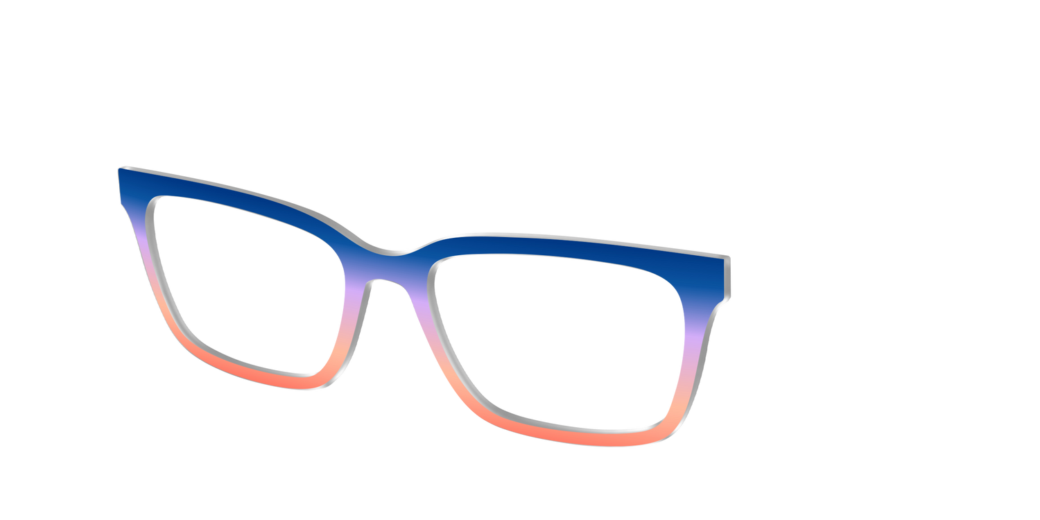 The Sundown Gradient - Angle Top Image - Pair Eyewear
