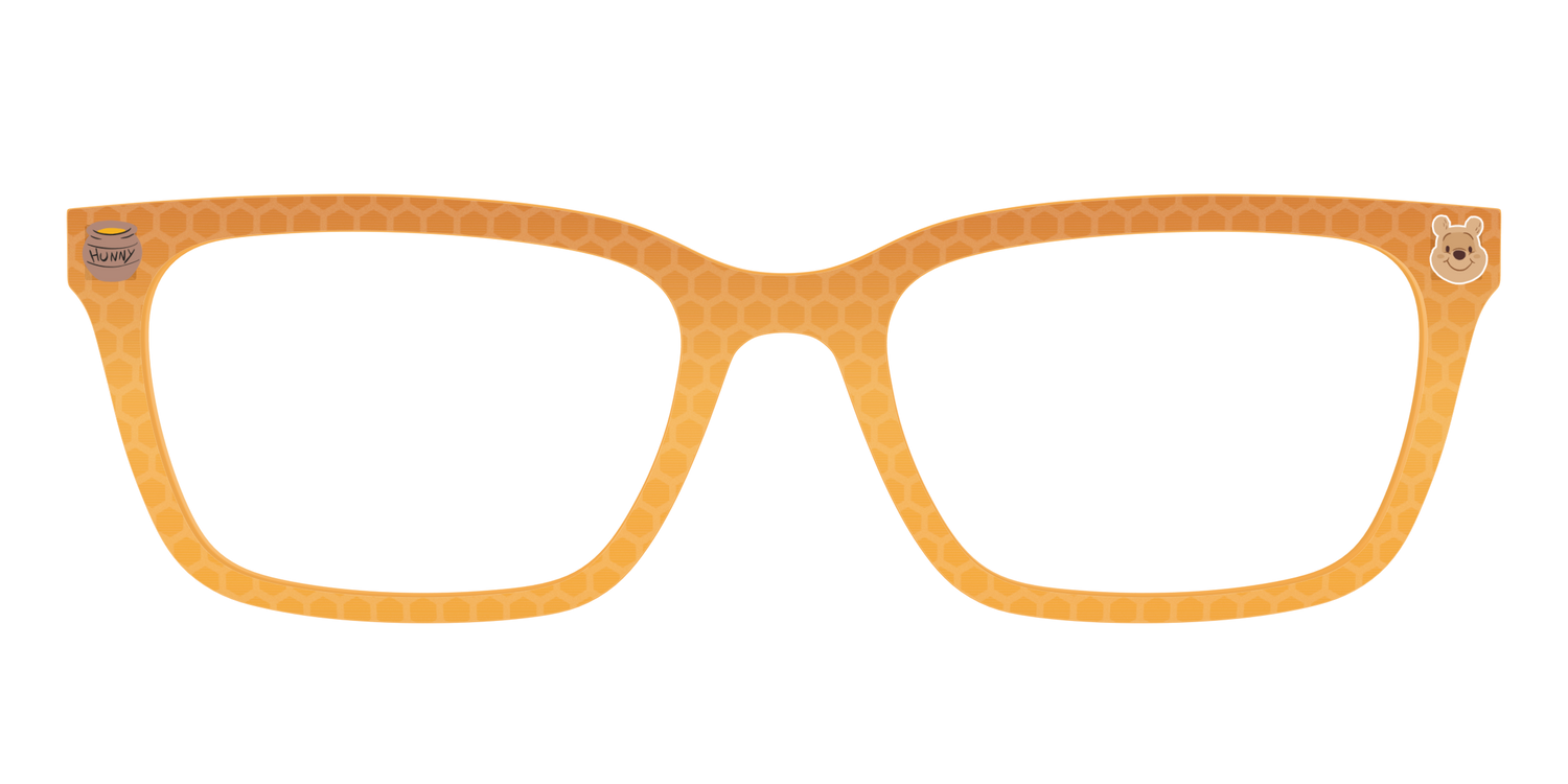 Time for Hunny Crystal Honeycomb - Front Top Image - Pair Eyewear
