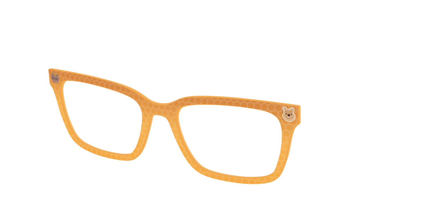 Time for Hunny Crystal Honeycomb - Angle Top Image - Pair Eyewear
