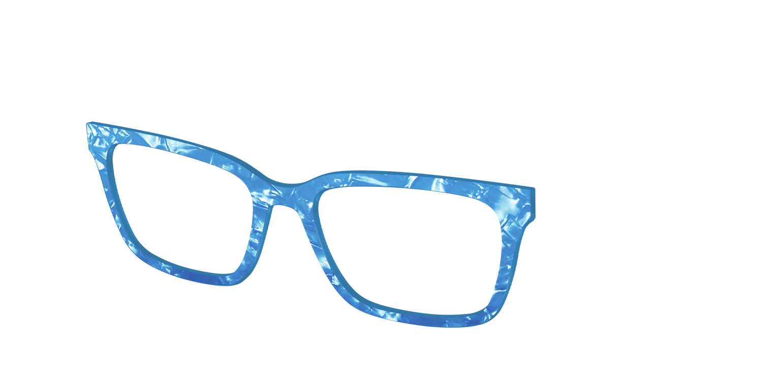 The Topaz Pearl Marble - Angle Top Image - Pair Eyewear