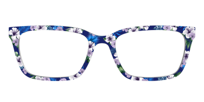 The Tropical Blue Blossoms - Front Top Thumbnail - Pair Eyewear